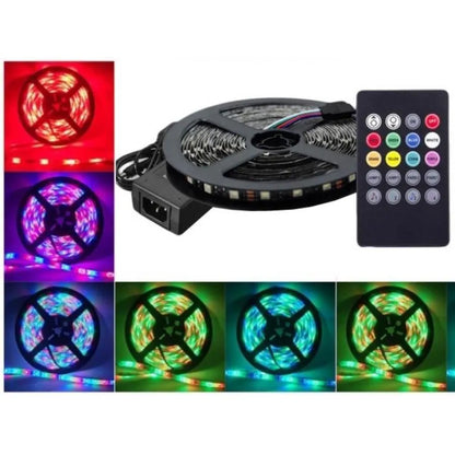 Kit LED sáv R5050 RGB zenével 14,4W/m 12V IP20