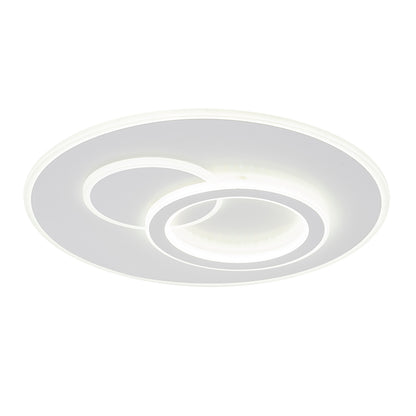 LED -csillár Nolux 120W távirányítóval, kerek, hideg/forró/semleges fény, fehér, fehér
