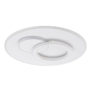 LED -csillár Nolux 120W távirányítóval, kerek, hideg/forró/semleges fény, fehér, fehér