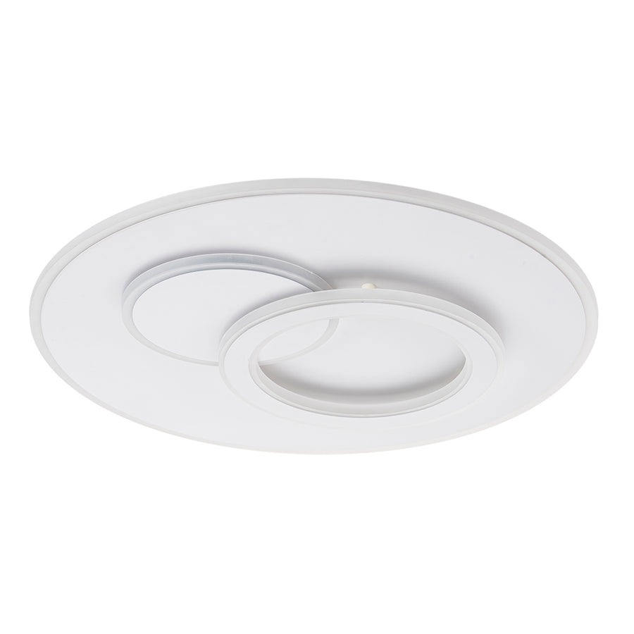 LED -csillár Nolux 120W távirányítóval, kerek, hideg/forró/semleges fény, fehér, fehér