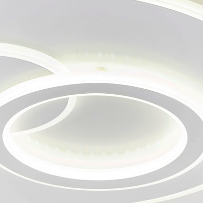LED -csillár Nolux 120W távirányítóval, kerek, hideg/forró/semleges fény, fehér, fehér
