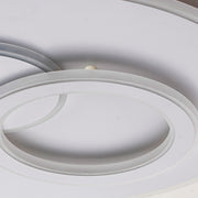LED -csillár Nolux 120W távirányítóval, kerek, hideg/forró/semleges fény, fehér, fehér