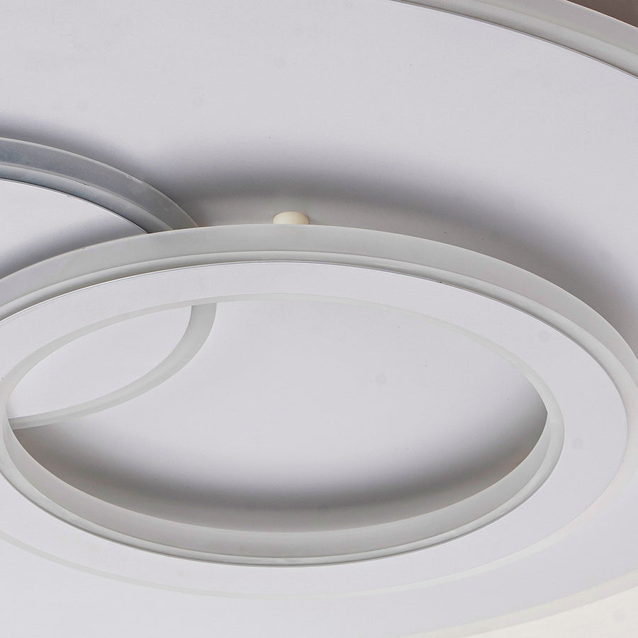 LED -csillár Nolux 120W távirányítóval, kerek, hideg/forró/semleges fény, fehér, fehér