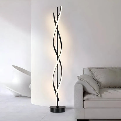 LED LED UPSILON, 48W, 3000K/4000K/6000K, fém és akril, fekete