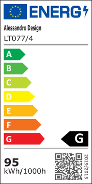 LED csillár távirányítóval és kristály NOVA RHOMBA RGB 41W, 4 négyzet, hideg/meleg/semleges fény, szabályozható, fényes króm