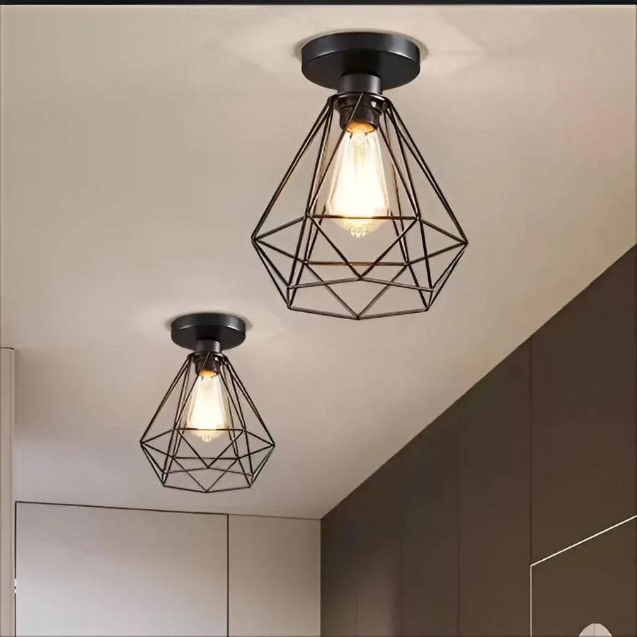 Aethra Chandelier, 1x E27, fém, fekete