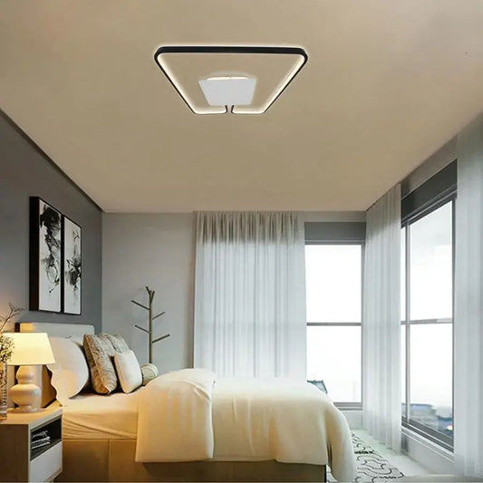 Anka Chandelier távirányítóval, 106W, Davable, fekete