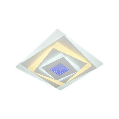 LED LED 3D LED négyzet, 30 cm átmérőjű, 20W RGB, fehér, hideg/forró/semleges fény