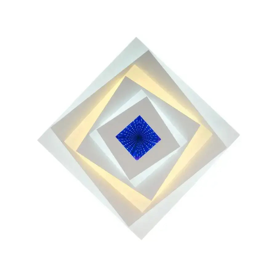 Lust LED Nivara RGB 3D 20W, hideg/forró/semleges fény, fehér