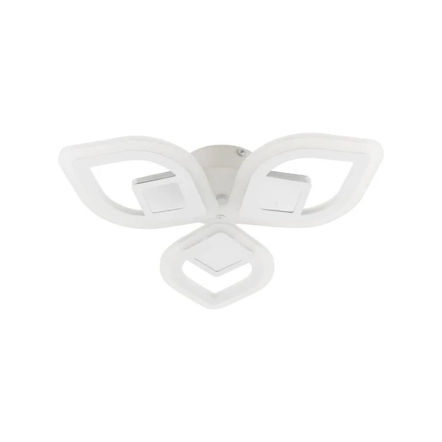 LED -csillár Zeni 3d 60W távirányítóval, 3 elem, hideg/forró/semleges fény, instabil, fehér