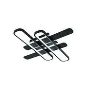LED -csillár 120W kék távvezérléssel, 4 elem, hideg/forró/semleges fény, instabil, fekete