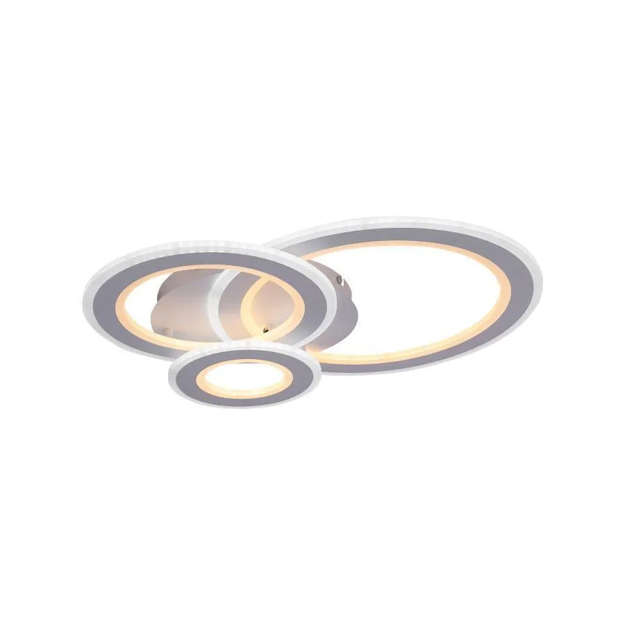 LED LED Kylie 77W, 3 kör, hideg/forró/semleges fény, fehér