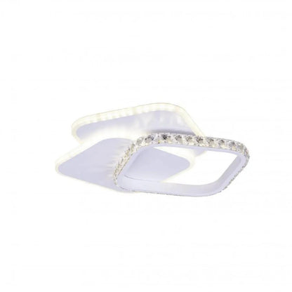 LED -csillár Anastasia 17W kristály, 30 cm átmérőjű, hideg/forró/semleges fény, fehér