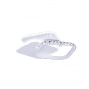 LED -csillár Anastasia 17W kristály, 30 cm átmérőjű, hideg/forró/semleges fény, fehér