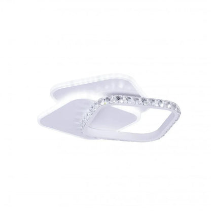 LED -csillár Anastasia 17W kristály, 30 cm átmérőjű, hideg/forró/semleges fény, fehér