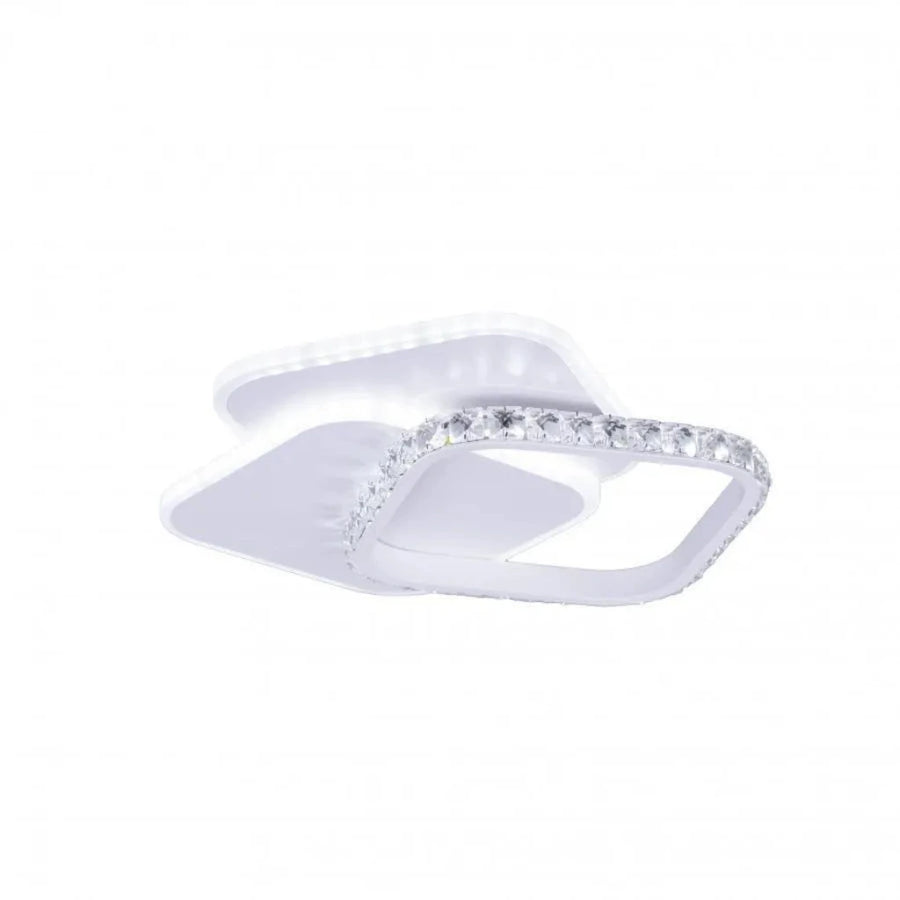 LED -csillár Anastasia 17W kristály, 30 cm átmérőjű, hideg/forró/semleges fény, fehér