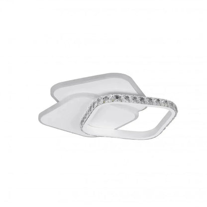LED -csillár Anastasia 17W kristály, 30 cm átmérőjű, hideg/forró/semleges fény, fehér