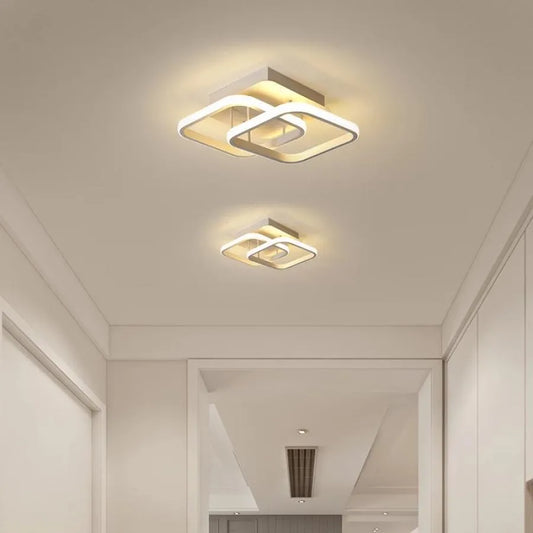 Lustra LED Vertex Matrix Matrix Romburi Suprapuse, 44W, 2 Romburi, Lumina vétel/Calda/Neutra, Alb