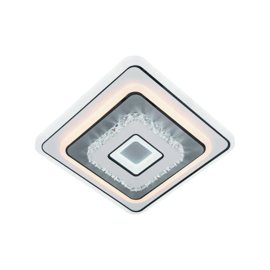 LED -csillár 35W -os arab kristálytal, hideg/forró/semleges fény, fehér