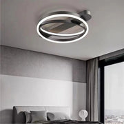 LED -csillár távirányítóval 90W, hideg/forró/semleges fény, instabil, fekete