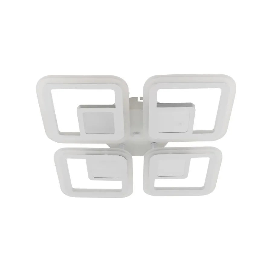 LED LED CHAI 3D távirányítóval, 104W, 2,4 GHz, dimablable, RGB, akril, fehér
