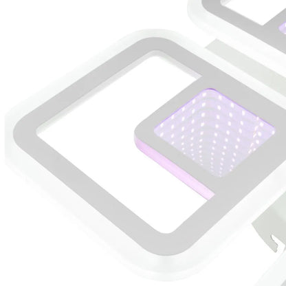 LED LED CHAI 3D távirányítóval, 104W, 2,4 GHz, dimablable, RGB, akril, fehér
