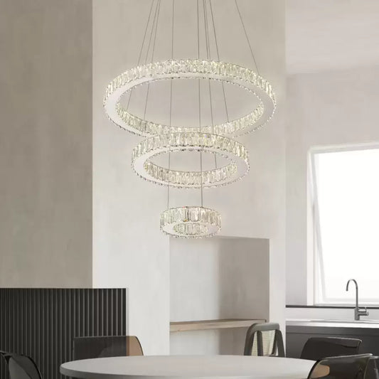 LULUS LED Crystal Kanaán 120W méretű ezüst távirányítóval
