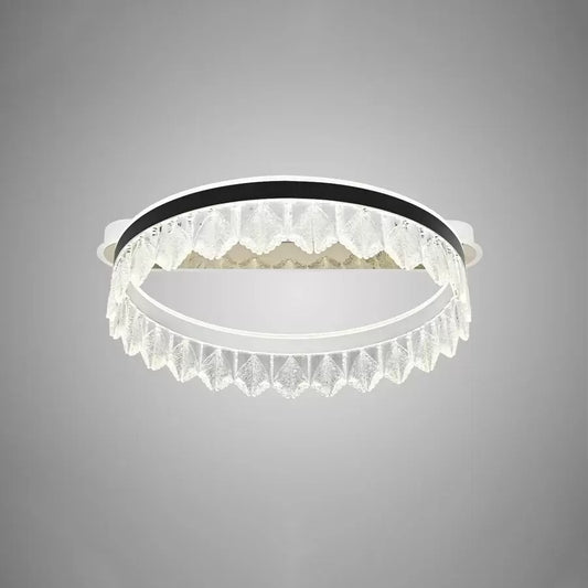 Lust LED kristály távirányítóval Hezekiah 60W fekete fehér