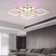 LED -vágy távirányítóval Crystal Quadria Supremo RGB, 148W, 5 négyzet