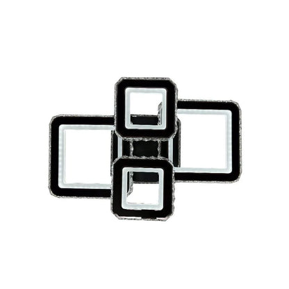 LED -csillár távirányítóval és Crystal Blakely RGB 154W, 4 négyzet