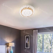 LED -csillár távirányítóval és kristály 24W, kerek, hideg/forró/semleges fény, instabil, ezüst