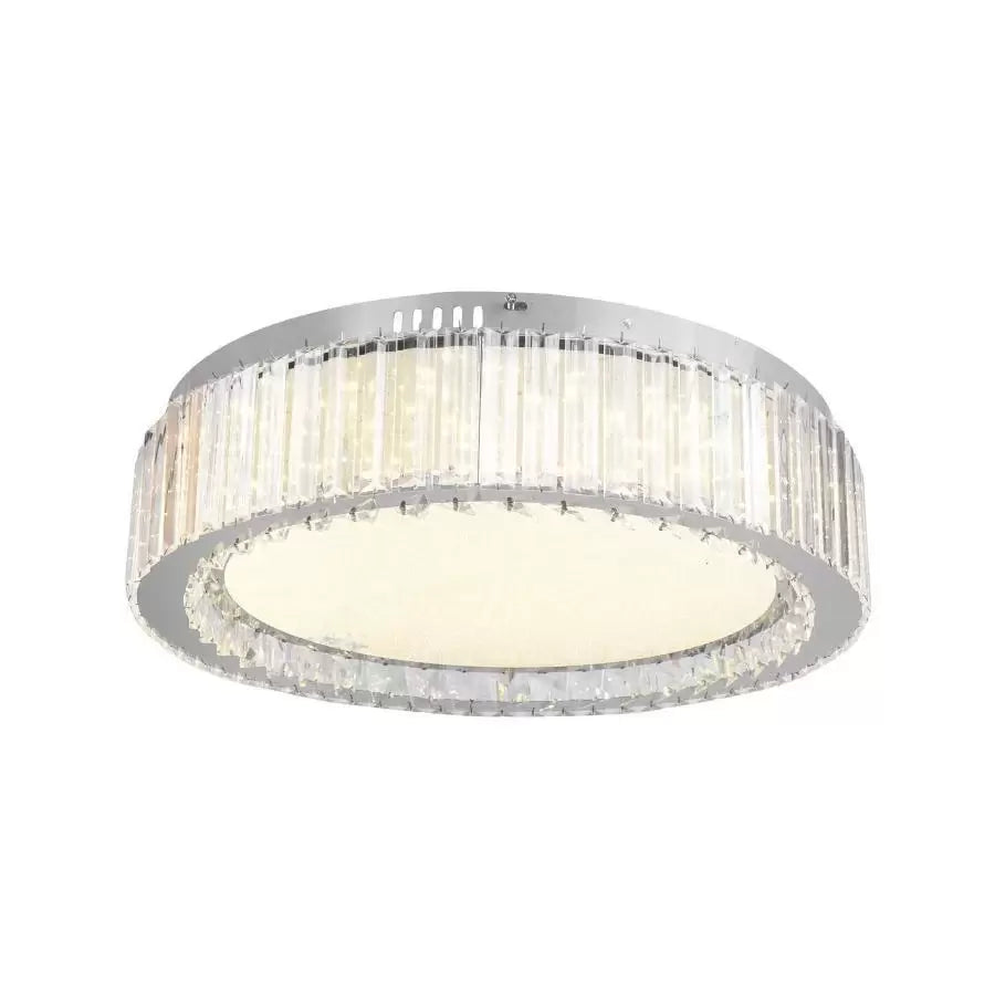Lulus LED kristály távvezérlővel Angelina 80W méretű ezüst
