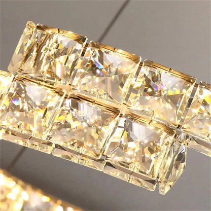 LULUS LED Crystal Samira 86W távirányítóval, ezüst