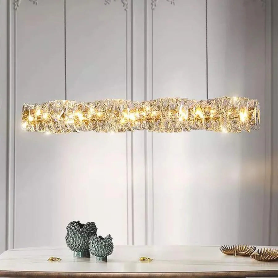 LED LED Crystal LED 38W Sehrazat távirányítóval, ezüst