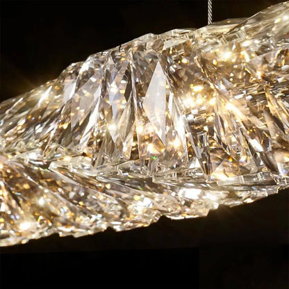 LED LED Crystal LED 38W Sehrazat távirányítóval, ezüst