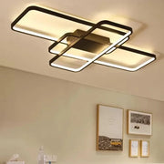 LED -csillár távirányító tengely 96W, 3 elem, hideg/forró/semleges fény, instabil, fekete