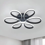 LED -csillár a Helix 108W távirányítóval, hideg/forró/semleges fény, instabil, fekete