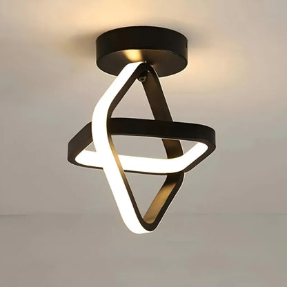 LED LED Vertex Cubus gyökér Róma, 13W, 2 rombus, hideg/forró/semleges fény, fekete