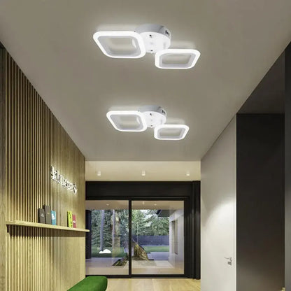 LED LED ERIKA 11W, 2 négyzet, semleges fény, fehér