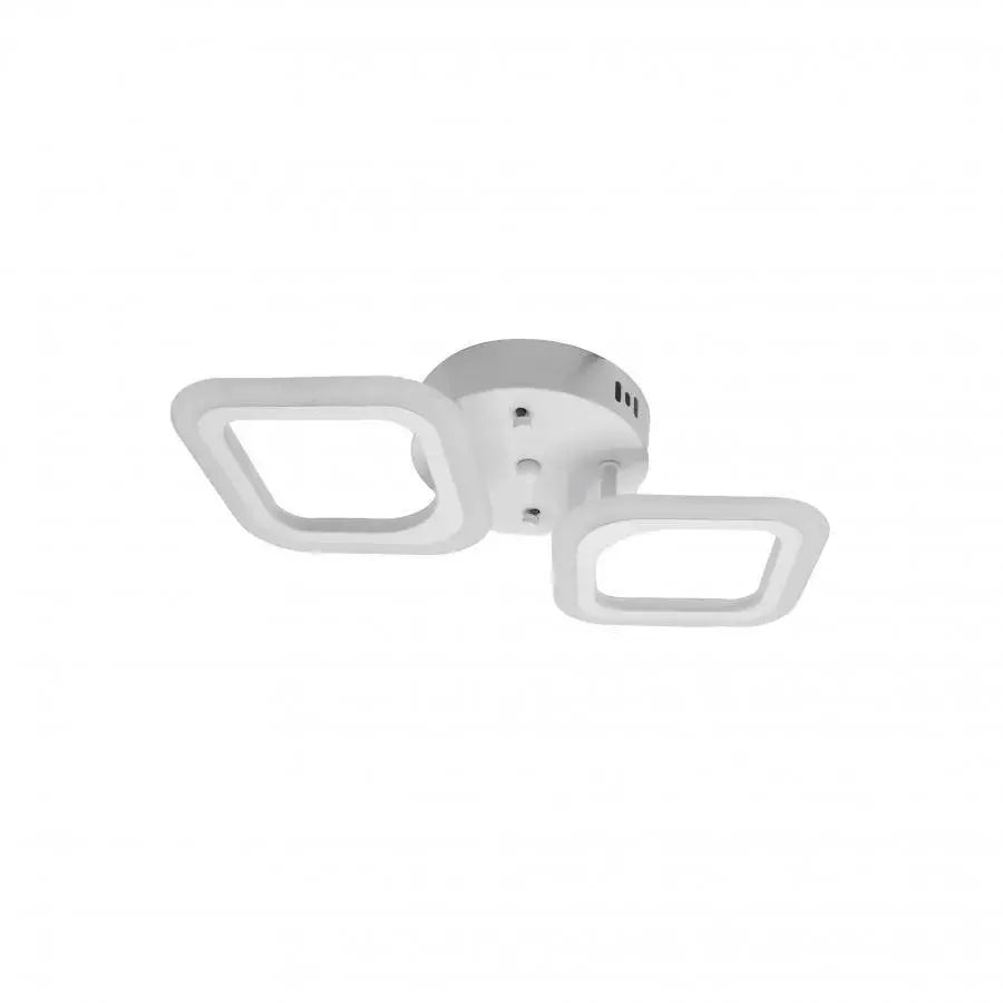 LED LED ERIKA 11W, 2 négyzet, semleges fény, fehér
