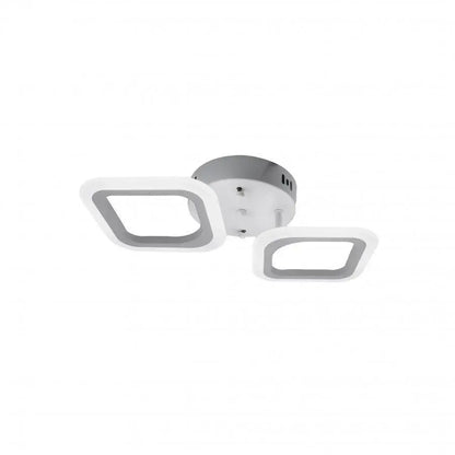LED LED ERIKA 11W, 2 négyzet, semleges fény, fehér