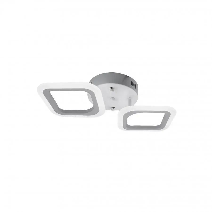 LED LED ERIKA 11W, 2 négyzet, semleges fény, fehér