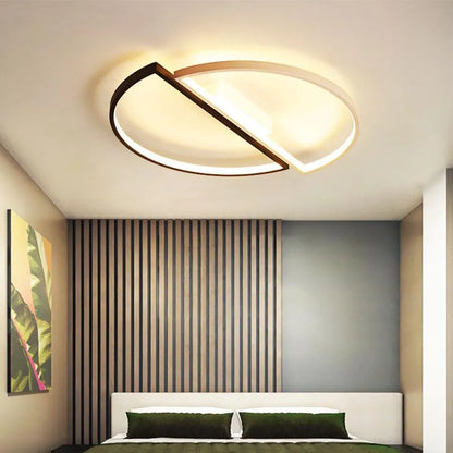 LED -vágy vektor Arcus távirányítóval, 35W, 2 kör, hideg/forró/semleges fény, instabil, fekete fehér