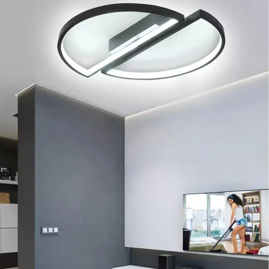 LED -csillár távirányító vektorral, Arcus 35W, 2 elem, hideg/forró/semleges fény, átkozott, fekete