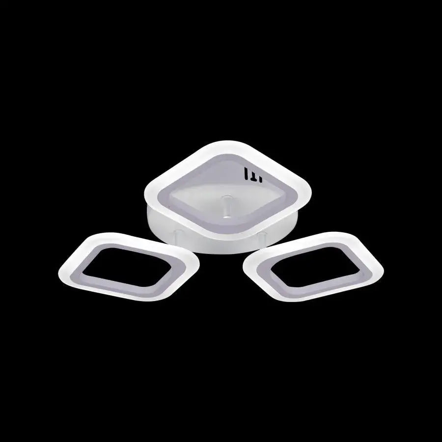 LED LED ERIKA, 24W, 3 négyzet, semleges fény, fehér