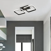 LED LED Vertex 11W, 2 négyzet, lineáris, hideg/forró/semleges fény, fekete