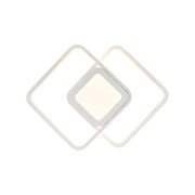 LED LED DuoForm, 36W, geometriai kialakítás, lekerekített négyzet, fehér, meleg/hideg/semleges fény
