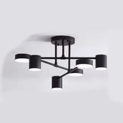 LED LED GALIOS 72W, 6 elem, hideg/forró/semleges fény, fekete
