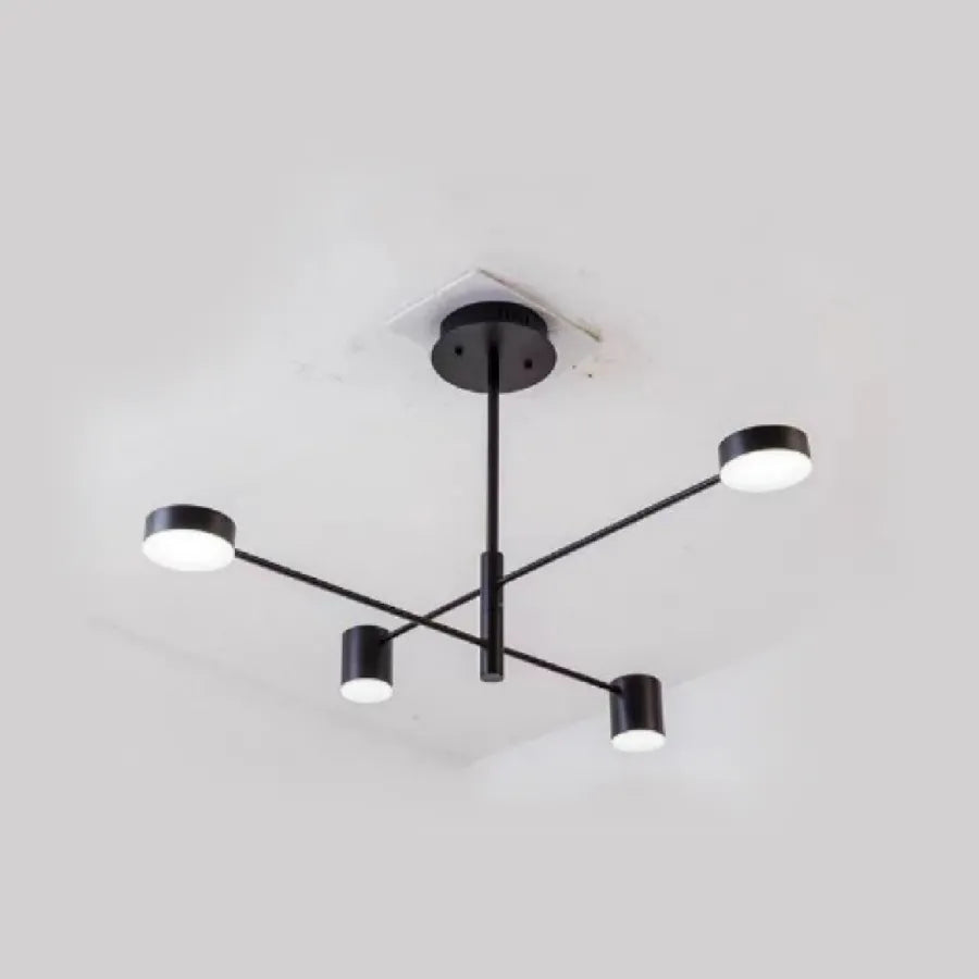 48W Gallos LED vágy, 4 elem, hideg/forró/semleges fény, fekete