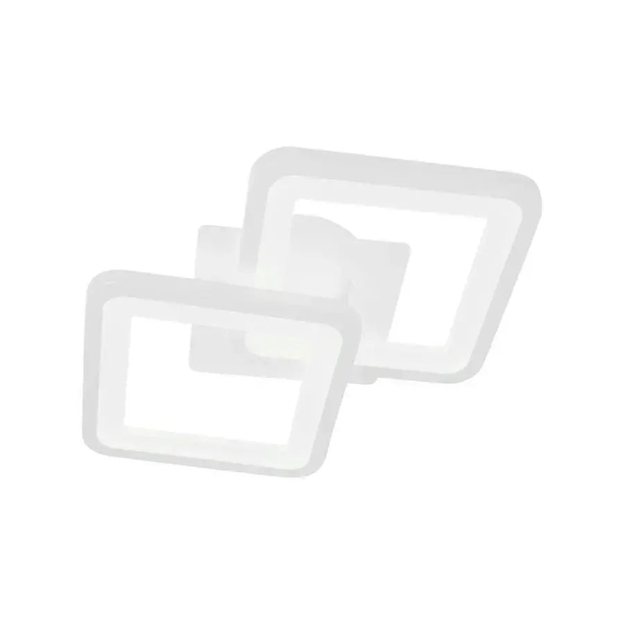 LED LED LED Giani 26W, 2 négyzet, hideg/forró/semleges fény, fehér